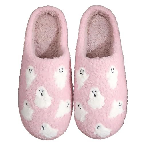Image of LNERIP Animal Slippers Fruit Slippers Plant Slippers Various Cartoon Patterns Fluffy Soft Memory Foam Retro Indoor Outdoor Home Couple Shoes