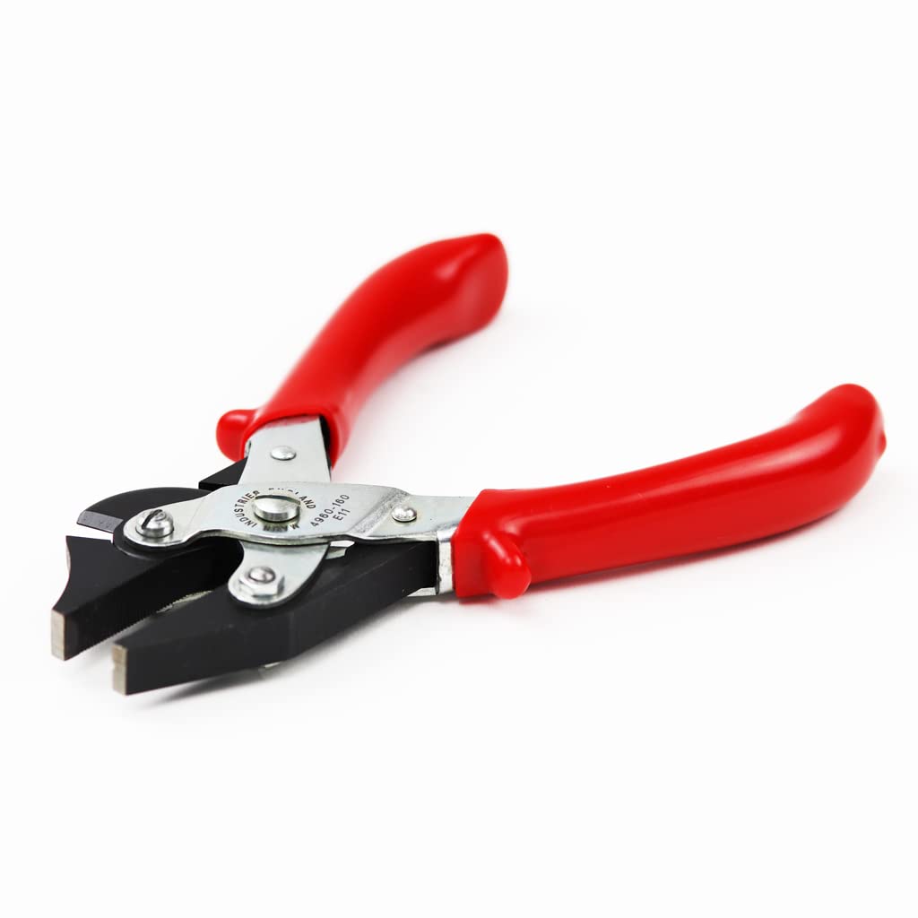 Maun4960-160 Side Cutter Parallel Plier for Hard Wire Comfort Grips 160 mm | Cuts 2.5 mm Hard Wire and 4.0 mm Soft Wire | Serrated Jaws | V-Slot to Grip Wire Rod | Professional