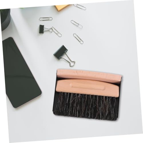 ERINGOGO Mini Handbesen und Kehrschaufel Set Kompakt Tragbar Kleiner Tischbesen für Effiziente Reinigung von Desktop Auto Küche Leicht und Platzsparend Schwarzer Besen mit Staubschaufel – Bild 6