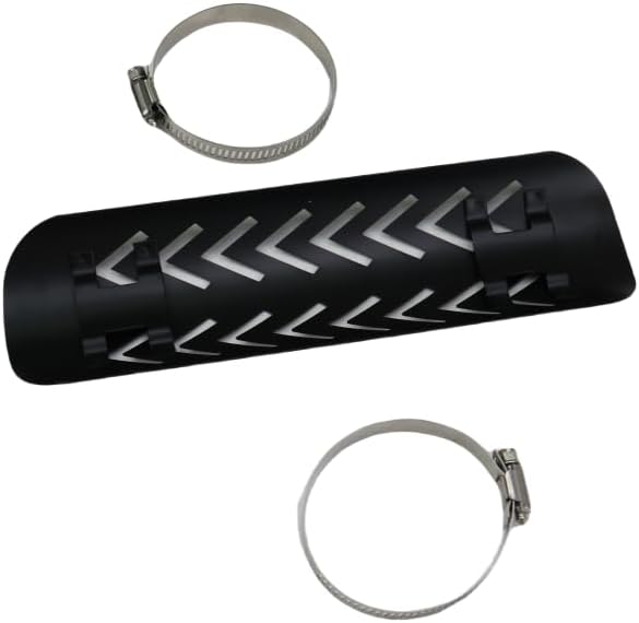 Motorcycle Black CurveExhaust Heat Shield for Suzuki Yamaha Harley Kawasaki Honda