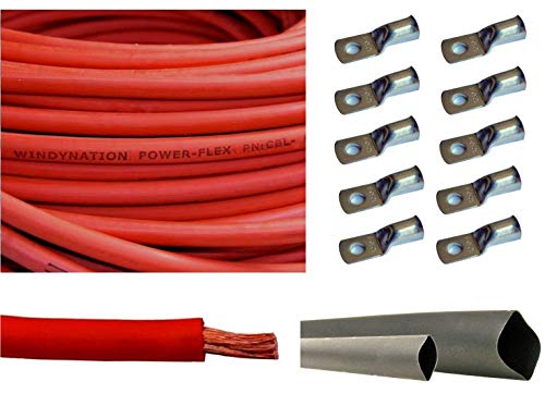 WNI 2/0 AWG Copper Welding Cable & Connectors