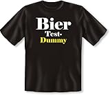 Ein echter Hingucker Fun Shirt Bier Test-Dummy T-Shirt Gr: XXL Farbe: schwarz