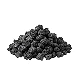 Vectochem Lava Rock Granules, Size 1/2'-1' inch, for Fireplace, Fire Pit or Bowl, Outdoor and Indoor Volcanic Rock for Natural Gas or Propane Fires, Black (2, Pounds)
