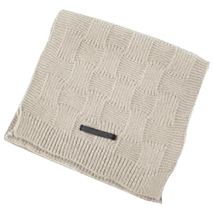 YiQinzcxg Klassischer Karierter Gestrickter Nackenschal