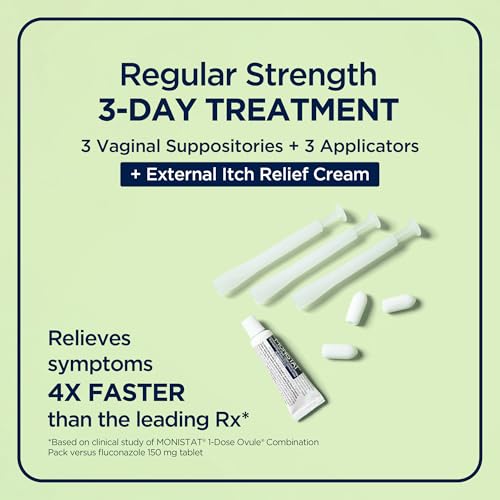 image for Monistat 3-Day Yeast Infection Treatment for Women, 3 Miconazole Vagin