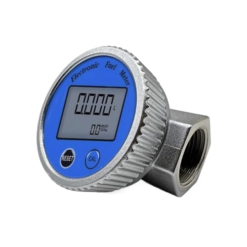 Medidor de combustible de 3/4 pulgadas con flujo turbinas y pantalla digital impermeable