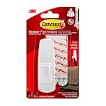 Command Large Utility Hook, Pack of 1 Hook and 2 Adhesive Strips, White - Damage Free Hanging - Holds up to 2.2kg