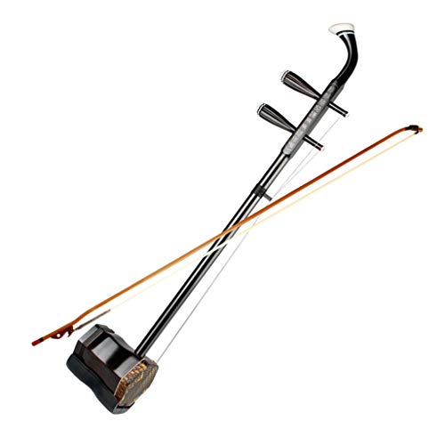 Ebony Erhu Instrumento Musical Folk Chino Instrumento Musical Adulto Tocando Profesional Ni�os Principiantes Introducci�n Al Piano Colecci�n De Buenos Regalos (Color : Black)