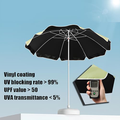 Sombrilla pequeña para jardín portátil con protección solar UV 50+ compacta 3