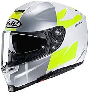 Motorradhelm HJC RPHA 70 TERIKA MC4HSF, Weiss/Grau/Gelb, L