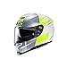 Produktbild Motorradhelm HJC RPHA 70 TERIKA MC4HSF, Weiss/Grau/Gelb, L