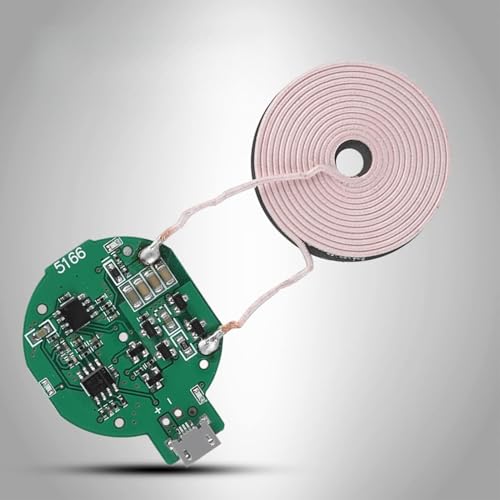 Mini Transmisor Cargador Inalámbrico de Alta Eficiencia de Carga Módulo 5W para Proyectos DIY de Carga Inalámbrica