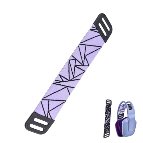 MOLGRIA Headphone Headband Straps, Replacement Headbands Straps for Logitech G733 Wireless G335 Wired Gaming Headset (Purple Vector)
