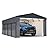 LZbeiteM Car Port, 13x20 FT Metal Carport, Heavy Duty Carport Canopy, Metal Garage Car Tent, Outdoor Car Shelter Shade with Galvanized Steel Roof, Frame, for Car, Truck, Pickup, SUV, Tractor, and Boat