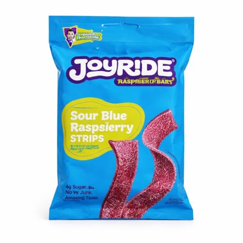 Joyride Sour Blue Raspberry Strips, 3.5 oz image 4