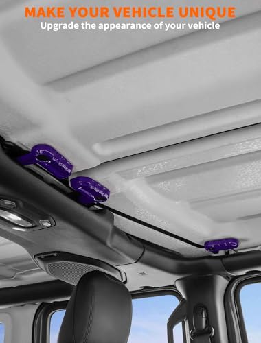 image for Savadicar Purple Interior Accessories - Hardtop Latches Trim Cover for