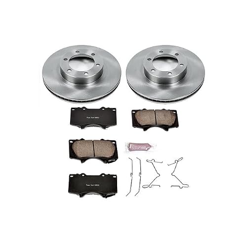 Power Stop KOE2421 Autospecialty Front Replacement Brake Kit-OE Brake Rotors & Ceramic Brake Pads For Lexus GX470 2003-2009, Toyota 4Runner 2003-2009 [Model Specific] - Thumbnail 2