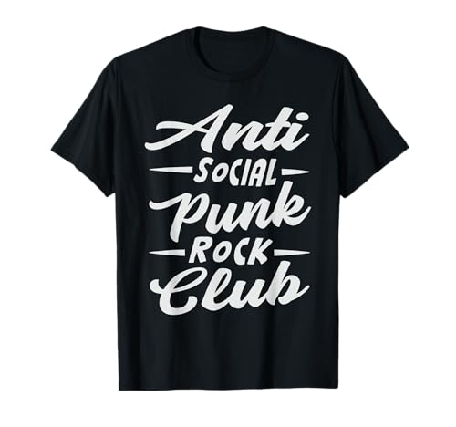 Anti Social Punk Rock Club T-Shirt
