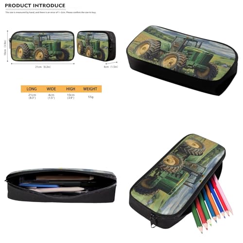 Gomyblomy Tractor Backpack with Lunch Box for Kids 12-14 Lightweight Bookbag for Boys Girls with Lunch Bags Pencil Case Keychain 4 in1 Set Teens School Bag for Elementary Middle School4