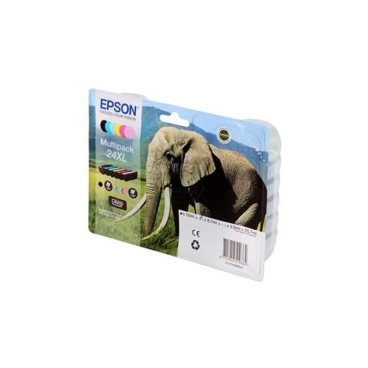 Epson original – Epson Expression Photo XP-760 (24XL/C 13 T 24384010) – bläckpatron multipack svart, cyan, magenta, gul, fotocyan, fotomagenta – 740 sidor