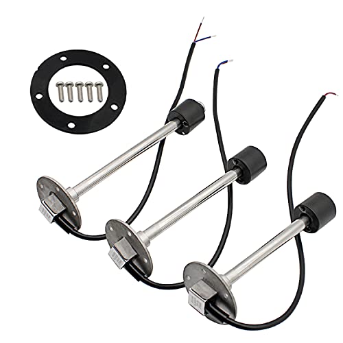 1PC Marine Fuel Sending Unit,9Inch Fuel Level Sensor,Stainless Steel Boat Fuel Sender Float Unit Replacement for Car Fuel Gas Water Tank Level Sensor 240-33 ohms 4â€™â€™-10â€™â€™