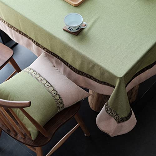 Nappe en lin rectangulaire lavable et durable pour protéger la table de cuisine