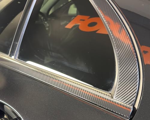 Foliatec Chrome Out Set Auto Zierleisten Folie Zierstreifen zum Folieren von Auto Chromleisten, carbon glänzend, 15m x 5cm