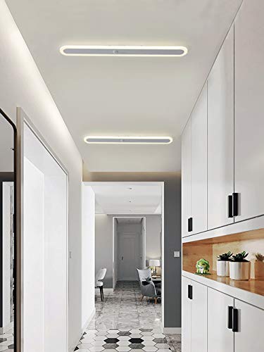 Lampe murale LED induction et commande vocale avec éclairage neutre fin