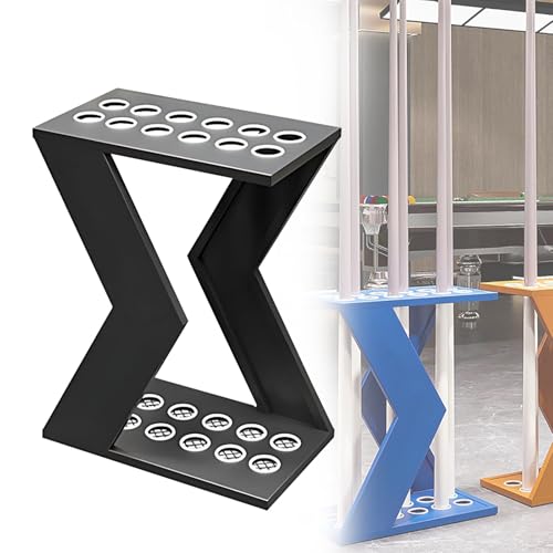 Support de queue de billard au sol pour ranger 18 trous d'accessoires