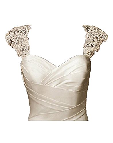 Brl Mall Exquisite Crystal Beaded Detachable Cap Sleeve Lace Wedding | Desertcart Papua New Guinea Brl Mall Exquisite Crystal Beaded Detachable Cap Sleeve Lace Wedding | Desertcart Papua New Guinea