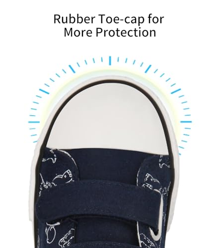 Image of Toddler Little Kid Cushioned Canvas Shoes Slip On Sneakers Soft and Durable