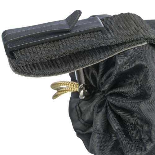 TRIXIE BE NORDIC Hunde Snacktasche - praktischer Leckerlibeutel für unterwegs - ø 10 × 14 cm schwarz, Futterbeutel zum Gassigehen - 32292, Bunt