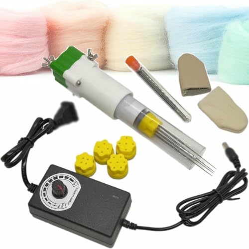 Machine de feutre électrique et kit de poinçon pour loisirs créatifs textiles - 2