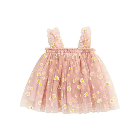 Toddler Baby Girl Tutu Dress with Daisy Design Cover