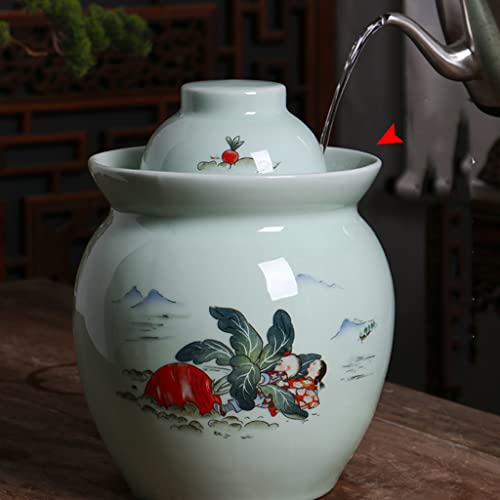 Pot à cornichons traditionnel pour réussir vos lacto-fermentations maison - 6
