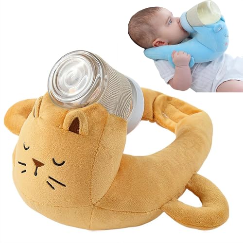 Almohada de alimentación para recién nacidos, almohada de apoyo de lactancia ajustable para el reflujo, almohada de lactancia ergonómica y lavable, cojín de lactancia para alimentación con biberón