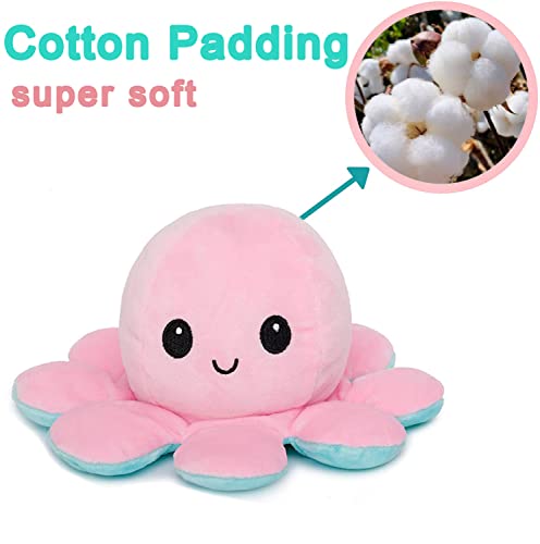 Oktopus Plüsch Wenden,Octopus Plüschtier Oktopus Kuscheltier Zum Wenden Sehr Gut Geeignet als Geschenk für Jungen und… – Bild 4