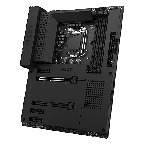 NZXT N7 Z590 - N7-Z59XT-B1 - Intel Z590 chipset (Supports 11th Gen CPUs) - ATX Gaming Motherboard - Integrated I/O Shield - WiFi 6E connectivity - Bluetooth V5.2 - Black