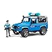 BRUDER - 02597 - Véhicule de Police LAND ROVER Defender Station avec Policier - Bleu
