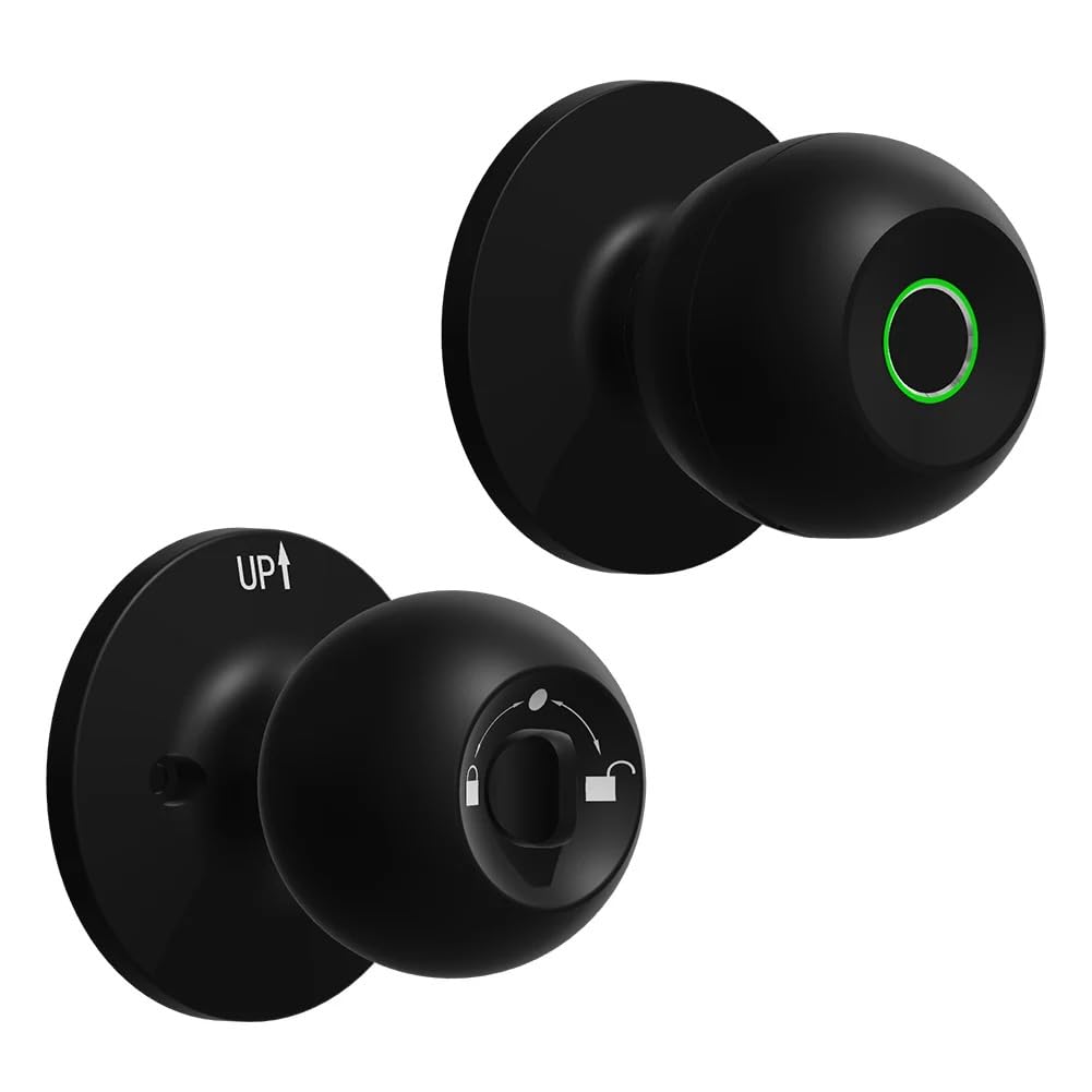 Serrure intelligente TUYA avec empreinte biométrique et Bluetooth en alu