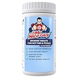 Bromine Tablets for Hot Tubs Spas & Swimming Pools 1kg – 50 x 20g Tablets - For Effective Pool Spa & Hot Tub Broad Spectrum Disinfection – Slow Dissolving Tablets – No More Mr Nice Guy