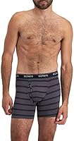 Bonds Men's Underwear Cotton Blend Guyfront Mid Trunk, Stripe 1Z5, Medium