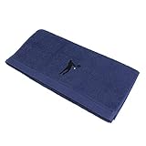 ✔️ Serviette de toilette 50x100 cm PURE TENNIS, éponge 100% coton 550 g/m2, broderies - Bleu Marine