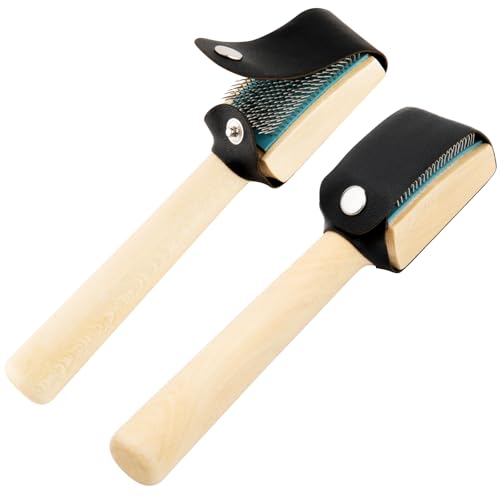 Cosmos 2 Pcs Dance Shoes Brush, Suede Soles Wire Shoes Cleaners Cleaning Brush for Dancing Shoes