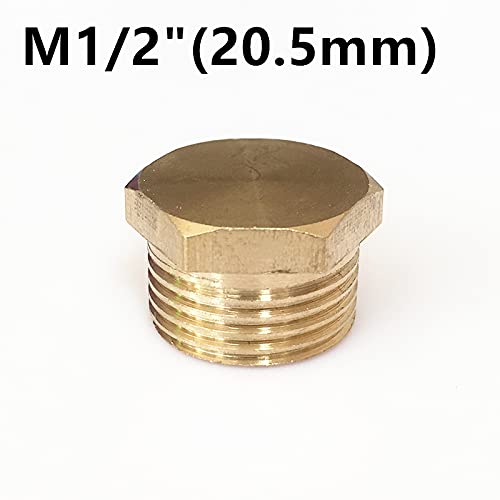 Bachangz Raccordo A T In Ottone Per Tubi – Filettature 1/8, 1/4, 3/8 BSP Femmina/Maschio – Per Acqua, Gas E Irrigazione (Max 8 Bar)