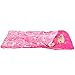 Kids Sleeping Bag with Pillow Pocket - Unicorn Glow In The Dark Boys and Girls Sleeping Bag for Kids - Large & Soft Toddler Sleeping Bags for Girls and Boy, Plush Toddler Nap Mat Gifts for Sleep Overs