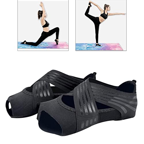 shamjina 2 Pares de Antiderrapantes Femininas Barra para, Pilates Grip, para
