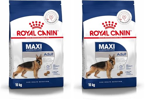 Image of Royal Canin Maxi Adult Dog Food, Dry Food, Supports Digestive Health & Optimal Health, Provides Bone & Joint Support, 10 Kg, Pack of 2
