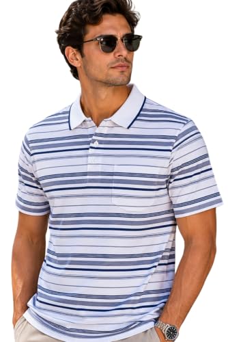 Image of SANE ORIGINALS Half Sleeve Polo T-Shirt for Men with Pocket || Stripe Collar and Pocket T-Shirt for Men Half Sleeves