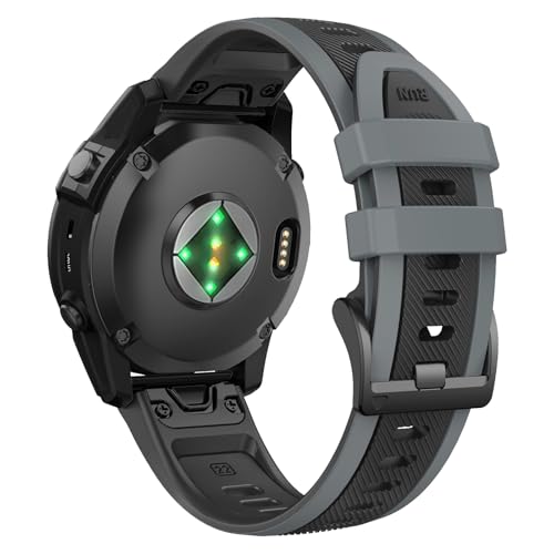 Correa de silicona 22mm para reloj Fenix 6 Quickfit miniatura 1